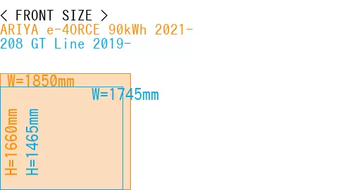#ARIYA e-4ORCE 90kWh 2021- + 208 GT Line 2019-